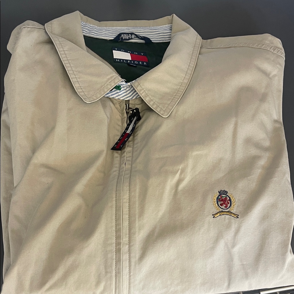Tommy Hilfiger Men's Beige Shirt Jacket